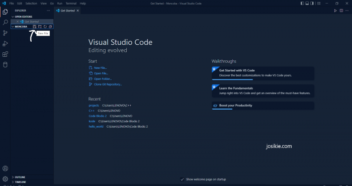 Mempersiapkan Windows Untuk Pemrograman C++