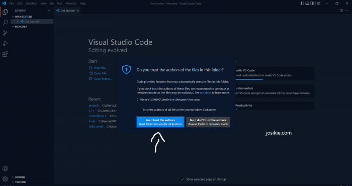 Mempersiapkan Windows Untuk Pemrograman C++